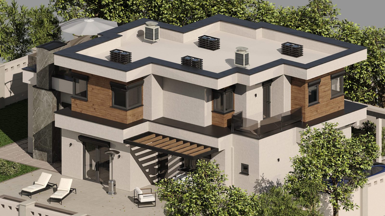 Projekt domu 285 m² Walencja